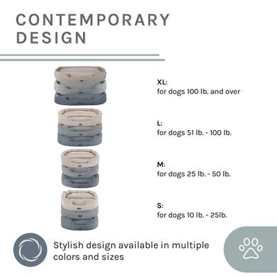 Show full view: Sam's Pets Missy Round Dog Bed, Beige, Small slide 5 of 10