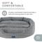Show in main carousel: Sam's Pets Missy Round Dog Bed, Gray, Medium slide 6 of 11