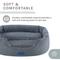 Show in main carousel: Sam's Pets Missy Round Dog Bed, Navy Blue, Small slide 6 of 11