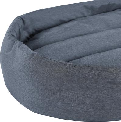 Show full view: Sam's Pets Missy Round Dog Bed, Navy Blue, Small slide 7 of 11
