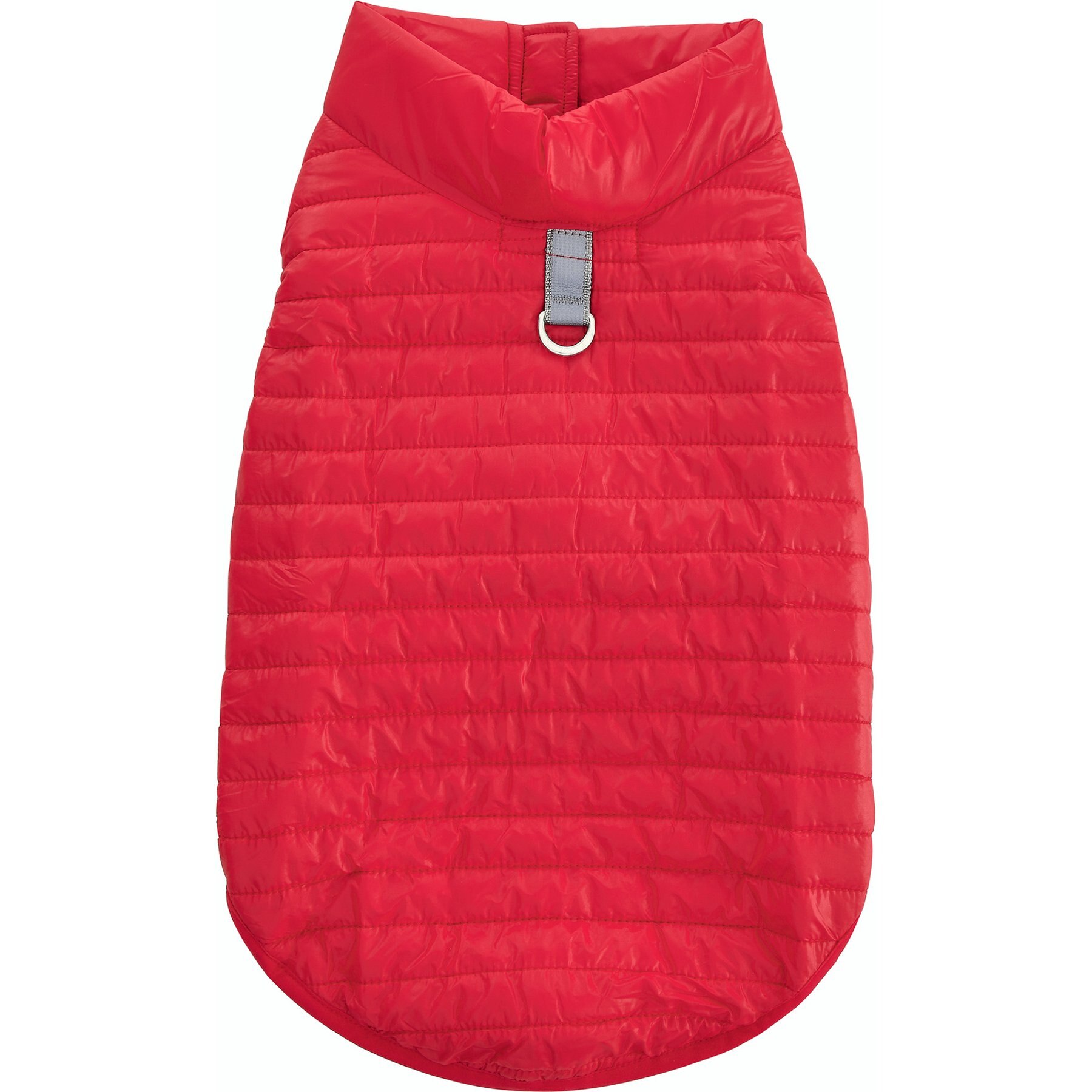 Sam's Pets Monty Dog Puffer Jacket, Red, Medium