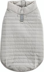 Sam's Pets Monty Dog Puffer Jacket, Silver, Large