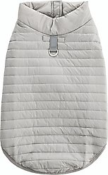 Sam's Pets Monty Dog Puffer Jacket, Silver, Medium