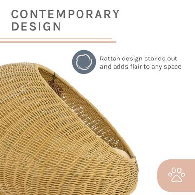 Show full view: Sam's Pets Nala Bolster Dog & Cat Bed, 20-in, Beige slide 8 of 11