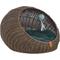 Show in main carousel: Sam's Pets Nala Bolster Dog & Cat Bed, 20-in, Brown Oak slide 7 of 11