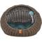 Show in main carousel: Sam's Pets Nala Bolster Dog & Cat Bed, 20-in, Brown Oak slide 6 of 11
