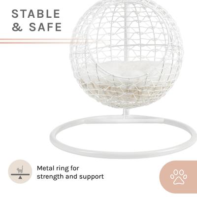 Show full view: Sam's Pets Nala Hanging Egg Cat Condo, White slide 8 of 10