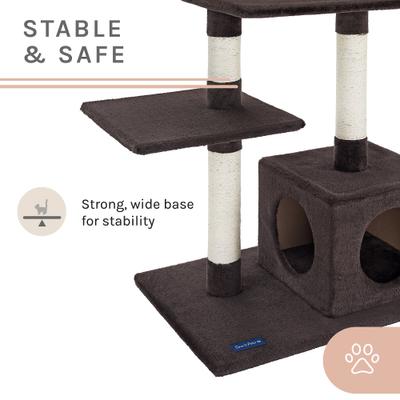 Show full view: Sam's Pets Randolph 43-in Cat Tree, Brown slide 6 of 10