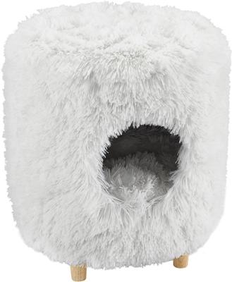 Show full view: Sam's Pets Rocket 18-in Cat Tree Cylinder, White slide 8 of 10