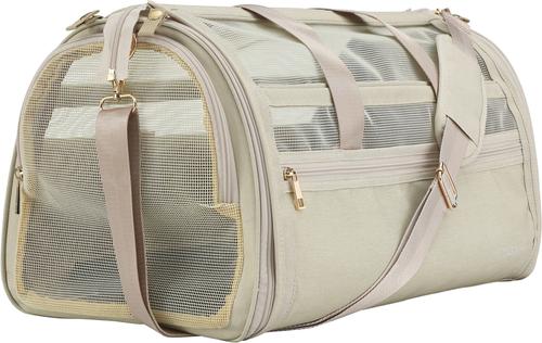 Show full view: Sam's Pets Scout Dog & Cat Carrier Bag, Beige, 19-in slide 2 of 9