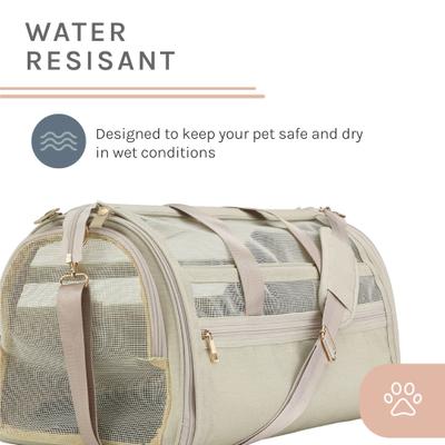 Show full view: Sam's Pets Scout Dog & Cat Carrier Bag, Beige, 19-in slide 6 of 9