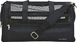 Sam's Pets Scout Dog & Cat Carrier Bag, Black, 19-in
