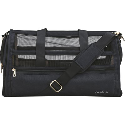 Sam's Pets Sam's Pets Scout Dog & Cat Carrier Bag, Black, 19-in