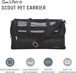 Sam's Pets Scout Dog & Cat Carrier Bag, Black, 19-in slide 2 of 9