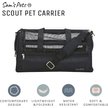 Show in main carousel: Sam's Pets Scout Dog & Cat Carrier Bag, Black, 19-in slide 9 of 9