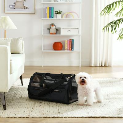 Show full view: Sam's Pets Scout Dog & Cat Carrier Bag, Black, 19-in slide 7 of 9