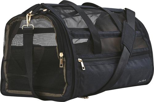 Show full view: Sam's Pets Scout Dog & Cat Carrier Bag, Black, 19-in slide 2 of 9