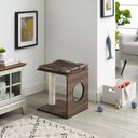 Sam's Pets Sheree 17-in Cat Tree, Dark Brown
