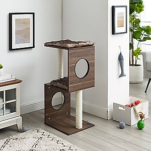 Sam's Pets Sheree 34-in Cat Tree, Dark Brown