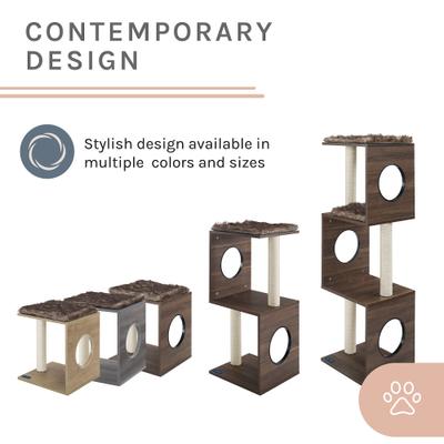 Show full view: Sam's Pets Sheree 34-in Cat Tree, Dark Brown slide 6 of 11