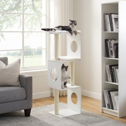 Sam's Pets Sheree Cat Tree, White, 50-in