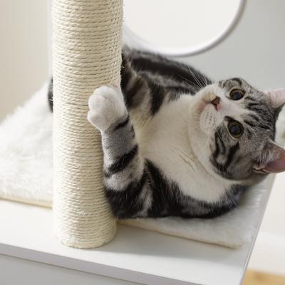 Show full view: Sam's Pets Sheree Cat Tree, White, 50-in slide 3 of 11