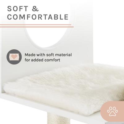 Show full view: Sam's Pets Sheree Cat Tree, White, 50-in slide 7 of 11