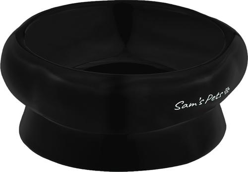 Show full view: Sam's Pets Short Tulip 2.0 Elevated Dog Bowl, Black, 0.75-cup slide 2 of 9