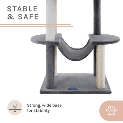 Show full view: Sam's Pets Submarine 60-in Gray Hard Box Cat Tree, Gray slide 7 of 11