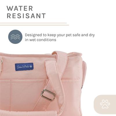 Show full view: Sam's Pets Teddy Dog & Cat Carrier Bag, Pink, 14.5-in slide 9 of 9