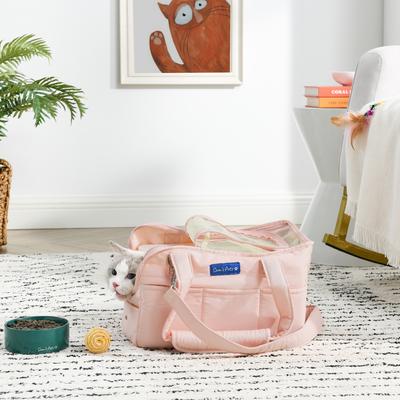 Show full view: Sam's Pets Teddy Dog & Cat Carrier Bag, Pink, 14.5-in slide 6 of 9