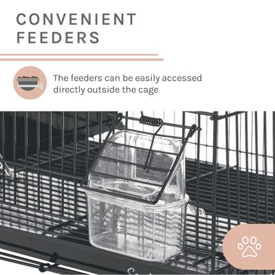 Show full view: Sam's Pets Willow Bird Cage, 24-in, Black slide 8 of 9