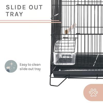Show full view: Sam's Pets Willow Bird Cage, 24-in, Black slide 7 of 9