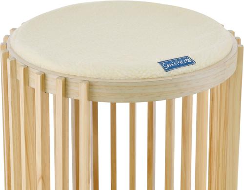 Show full view: Sam's Pets Yves Furniture Style Sofa Dog & Cat Tower Bed, Natural Oak, 24-in slide 3 of 10