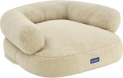 Sam's Pets Zoe Bolster Dog & Cat Bed, Beige, Medium slide 2 of 9