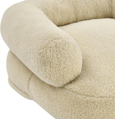 Show full view: Sam's Pets Zoe Bolster Dog & Cat Bed, Beige, Medium slide 3 of 9