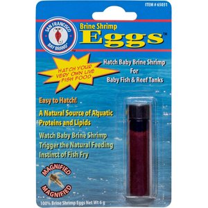 San Francisco Bay Brand Brine Shrimp Eggs Fish Food, 0.21-oz