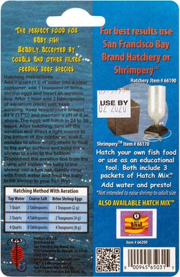 Show full view: San Francisco Bay Brand Brine Shrimp Eggs Fish Food, 0.21-oz slide 2 of 5