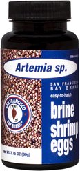 San Francisco Bay Brand Brine Shrimp Eggs Fish Food, 2.75-oz jar