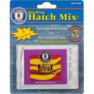 San Francisco Bay Brand Brine Shrimp Hatch Mix Fish Food, 0.74-oz, 3 count
