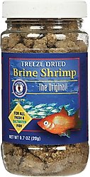 San Francisco Bay Brand Freeze-Dried Brine Shrimp Fish Food, 0.70-oz jar