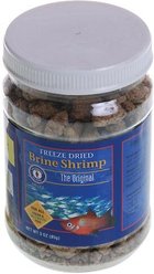 San Francisco Bay Brand Freeze-Dried Brine Shrimp Fish Food, 3-oz jar