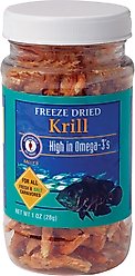 San Francisco Bay Brand Freeze-Dried Krill Fish Treats, 1-oz jar