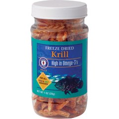 San Francisco Bay Brand Freeze-Dried Krill Fish Treats, 1-oz jar