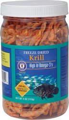 San Francisco Bay Brand Freeze-Dried Krill Fish Treats, 4-oz jar