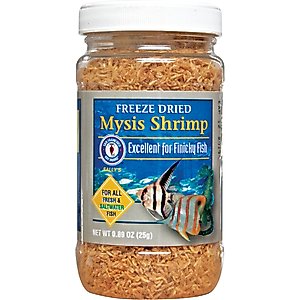 San Francisco Bay Brand Freeze-Dried Mysis Shrimp Fish Treats, 0.89-oz jar