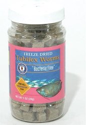 San Francisco Bay Brand Freeze-Dried Tubifex Worms Fish Food, 1-oz bag
