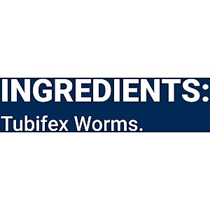 San Francisco Bay Brand Freeze-Dried Tubifex Worms Fish Food, 1-oz bag