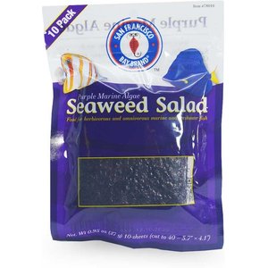San Francisco Bay Brand Purple Seaweed Salad Fish Food, 10 count, 0.92-oz