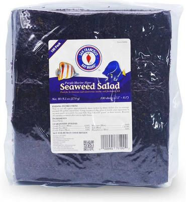 Show full view: San Francisco Bay Brand Purple Seaweed Salad Fish Food, 100 count, 9.6-oz slide 1 of 3